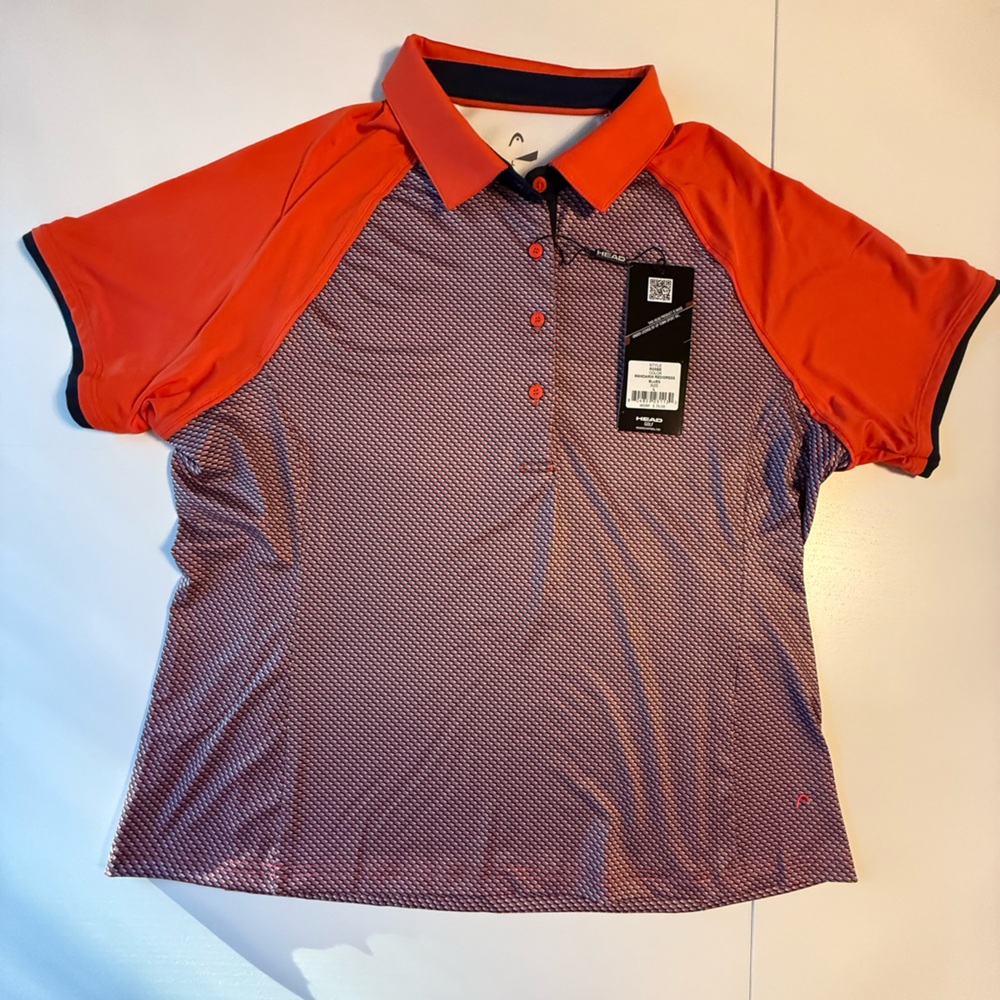 NWT HEAD Women's Golf Short Sleeve Sz L